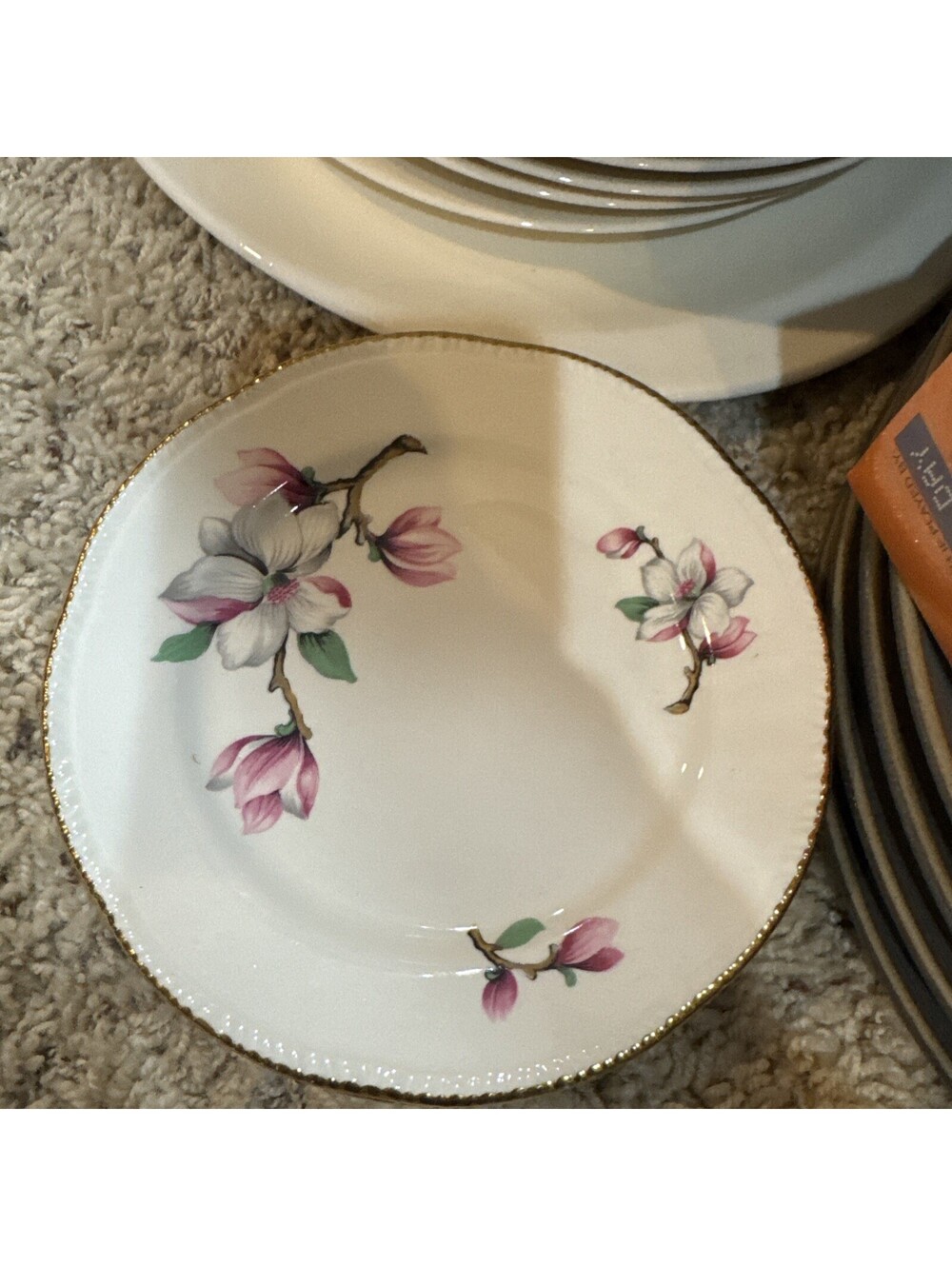 Vintage 1950's Laughlin Liberty Dogwood Plate 6.5in